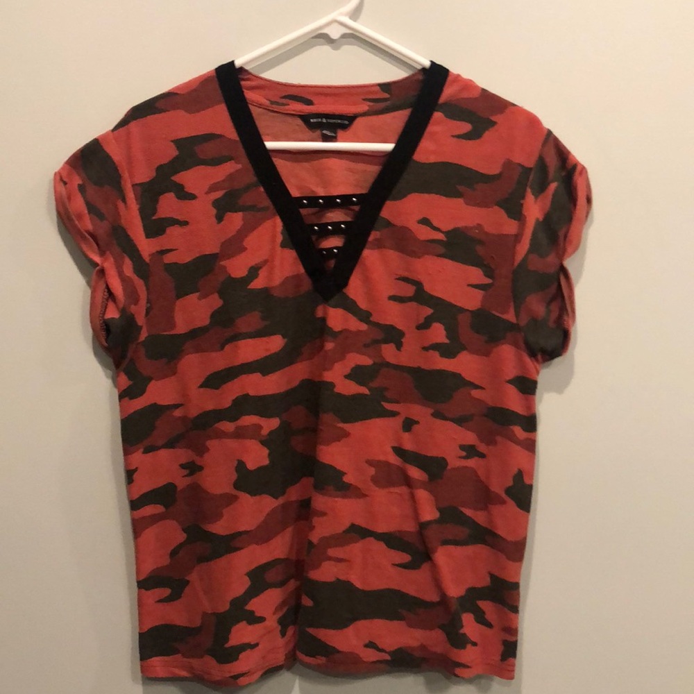 Red camo shirt